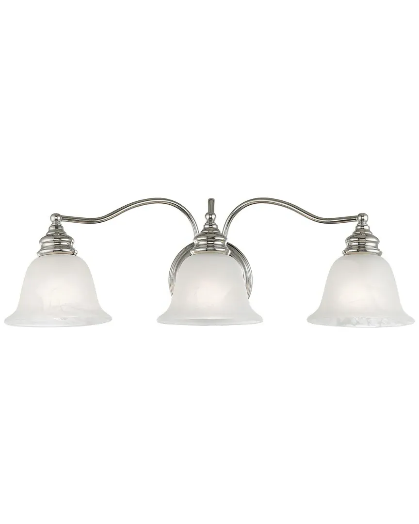 Essex 3-Light Bath Light - Polished Chrome, Steel