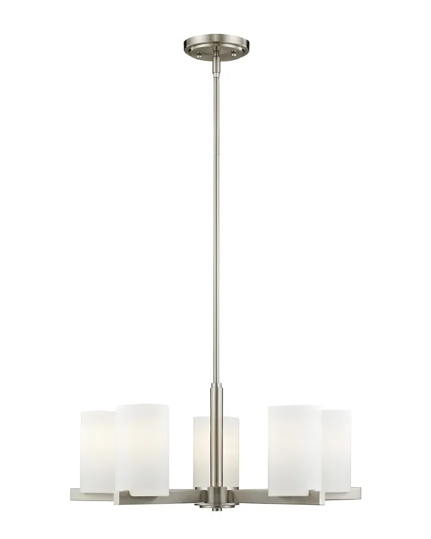 Geometric Shade Mini Pendant - Brushed Nickel, Steel