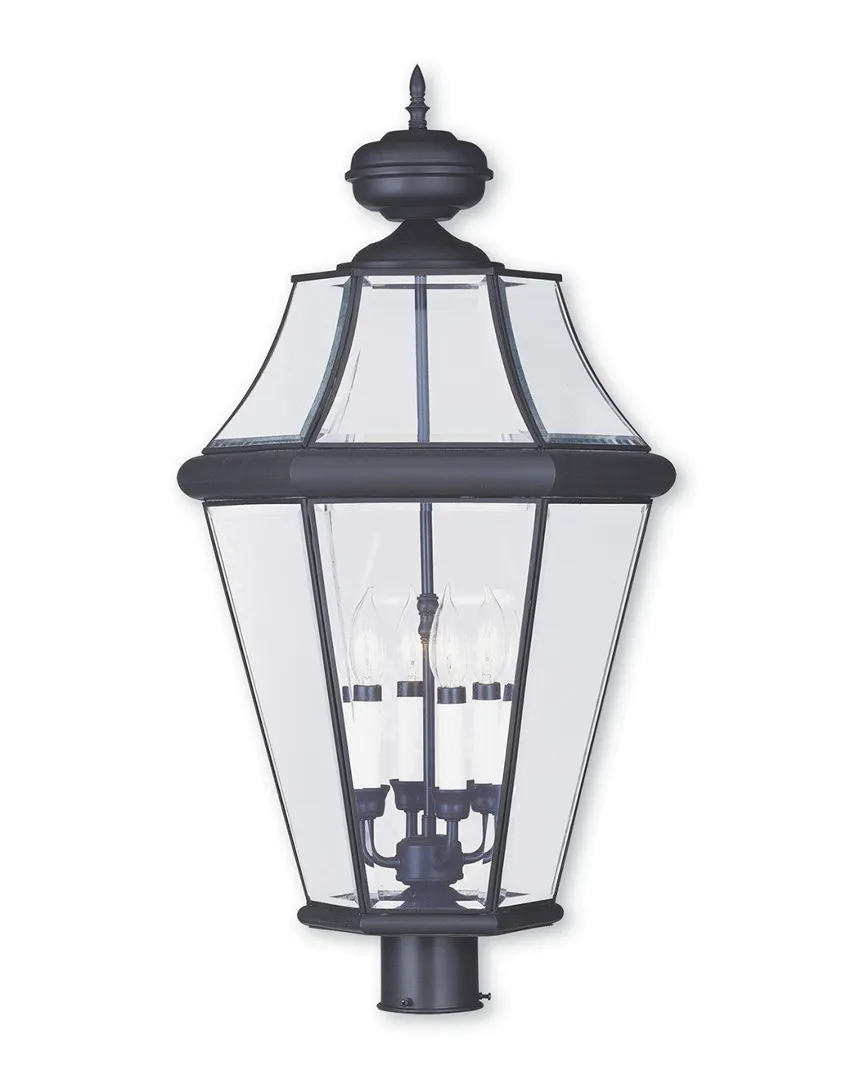 Georgetown 4-Light Outdoor Post Lantern - Bronze image