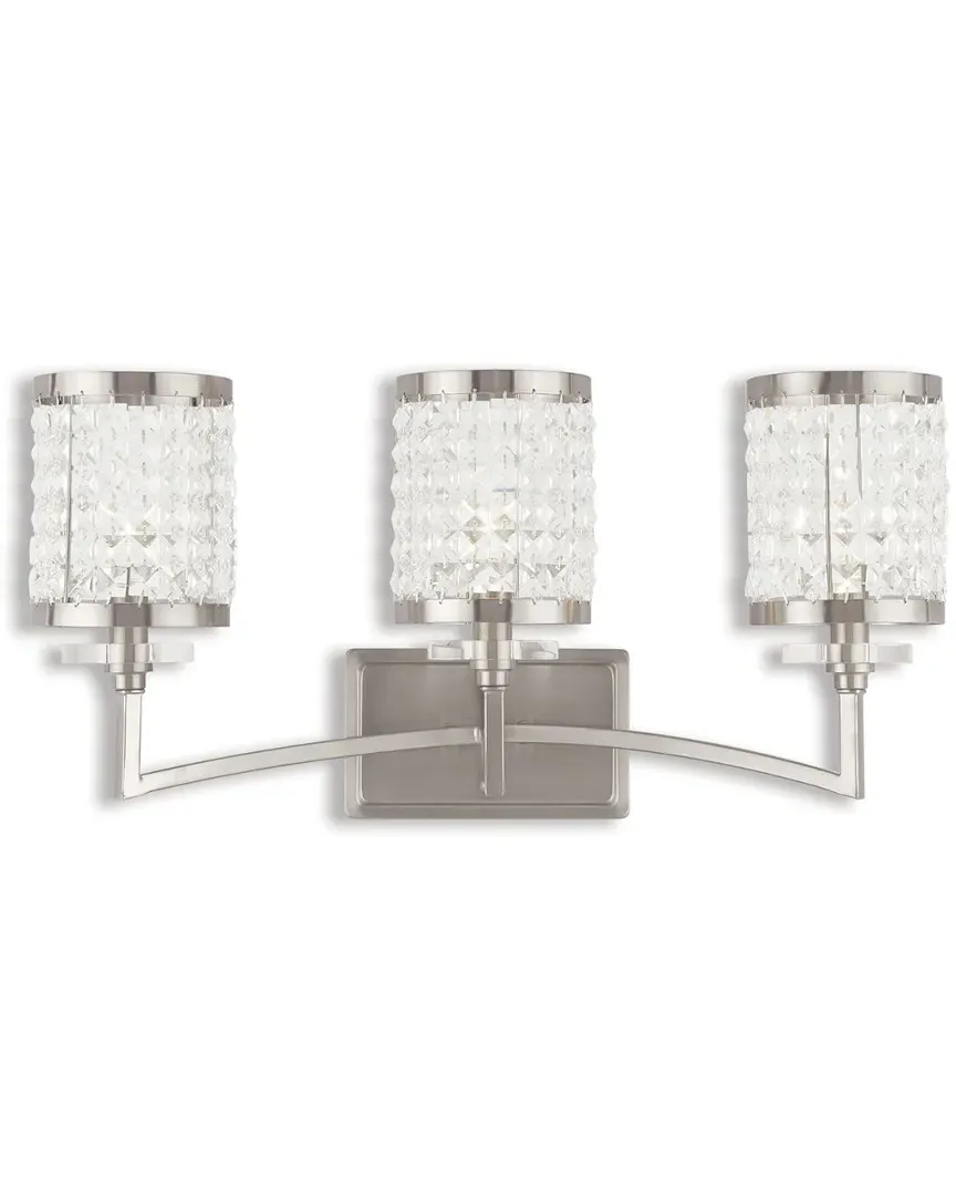 Grammercy 3-Light Bath Light - Brushed Nickel, Steel