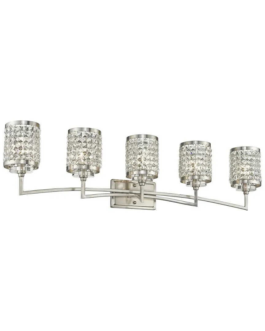 Grammercy 5-Light Bath Light - Brushed Nickel, Steel