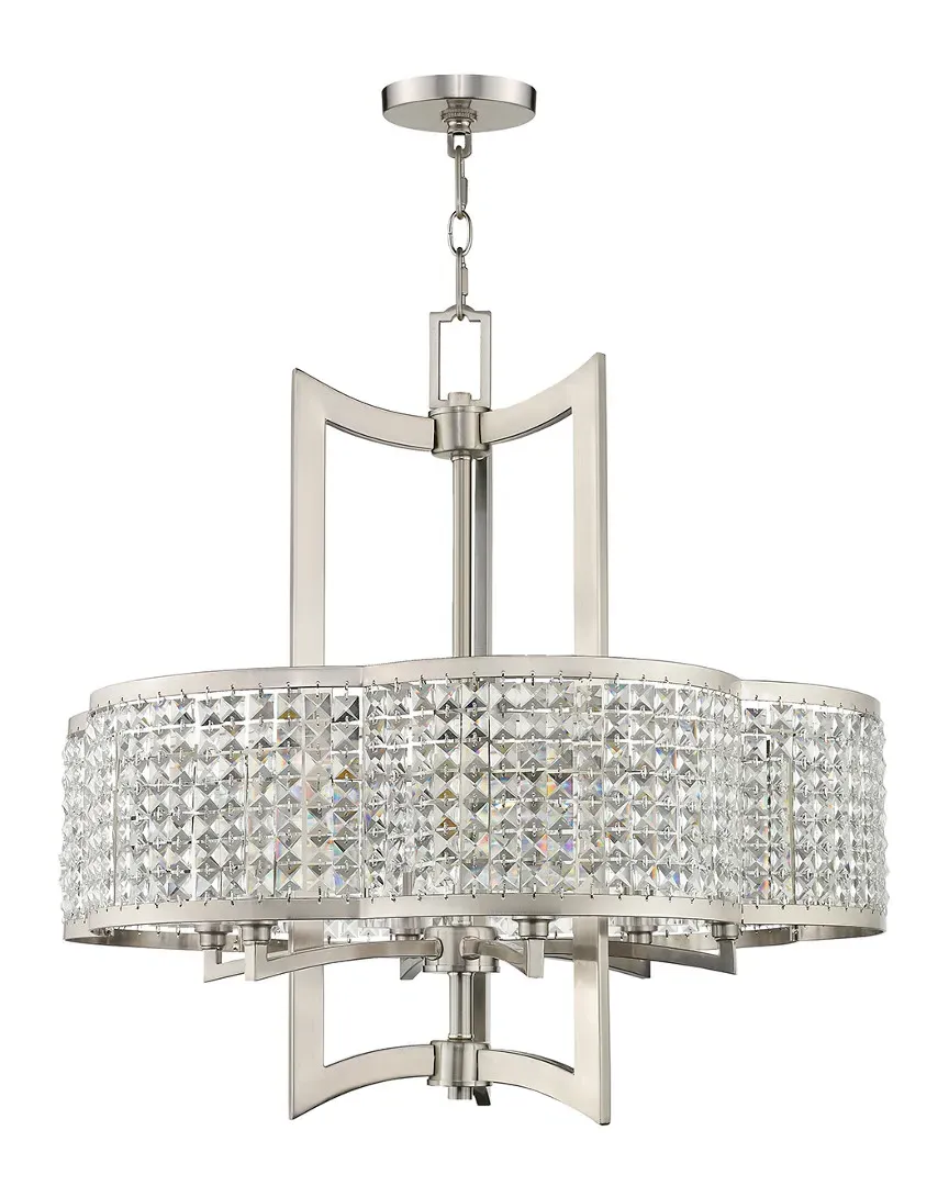 Grammercy 6-Light Chandelier - Brushed Nickel, Steel