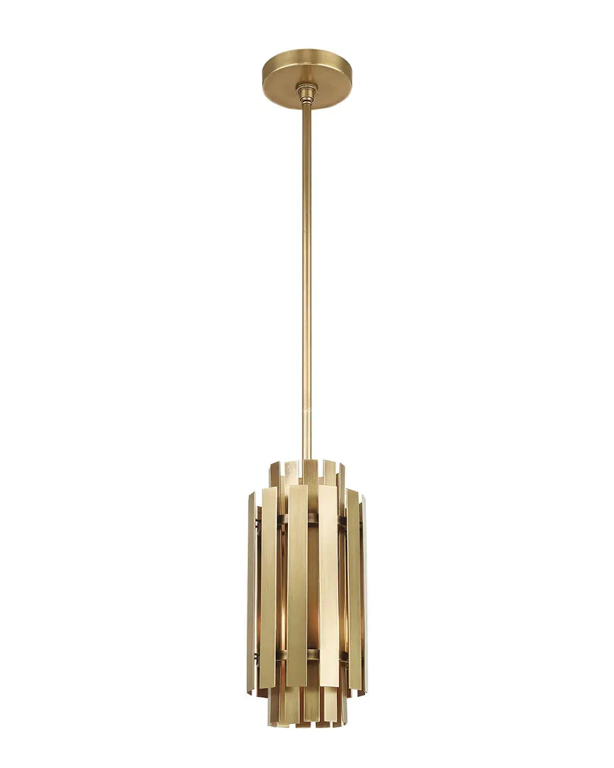 Greenwich Mini Pendant Light - Natural Brass, Steel