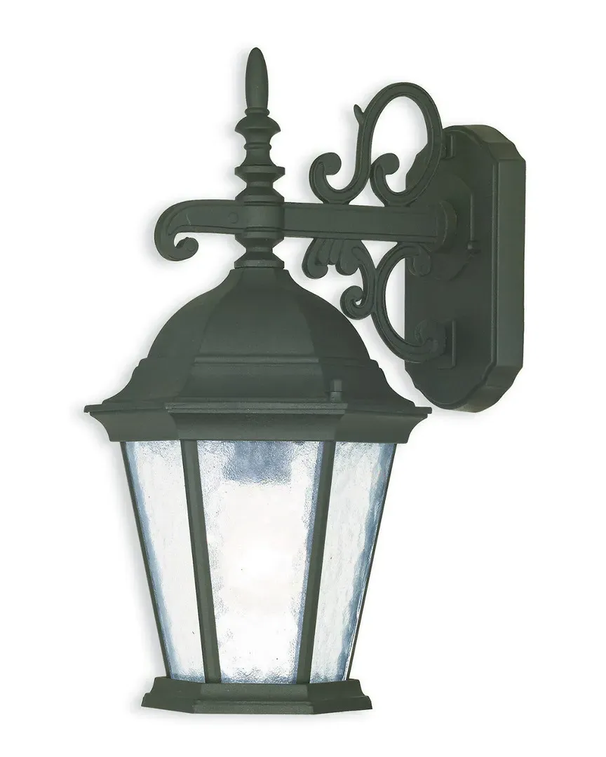 Hamilton 1-Light Outdoor Wall Lantern - Textured Black image