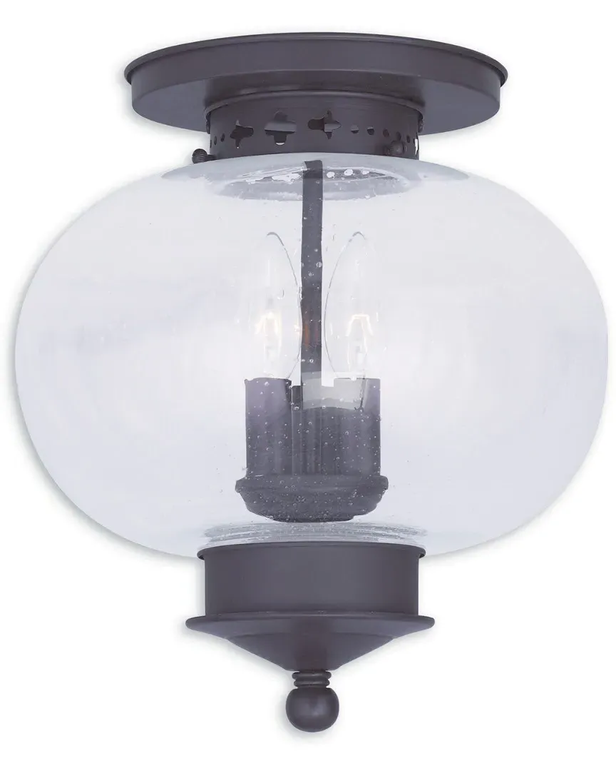 Harbor 3-Light Ceiling Mount - Bronze image