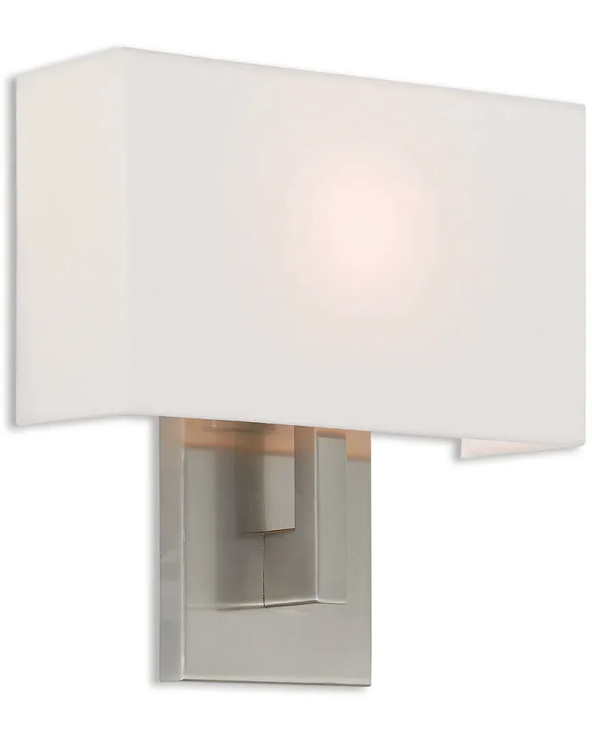 Hayworth 1 Light ADA Wall Sconce - Brushed Nickel, Steel