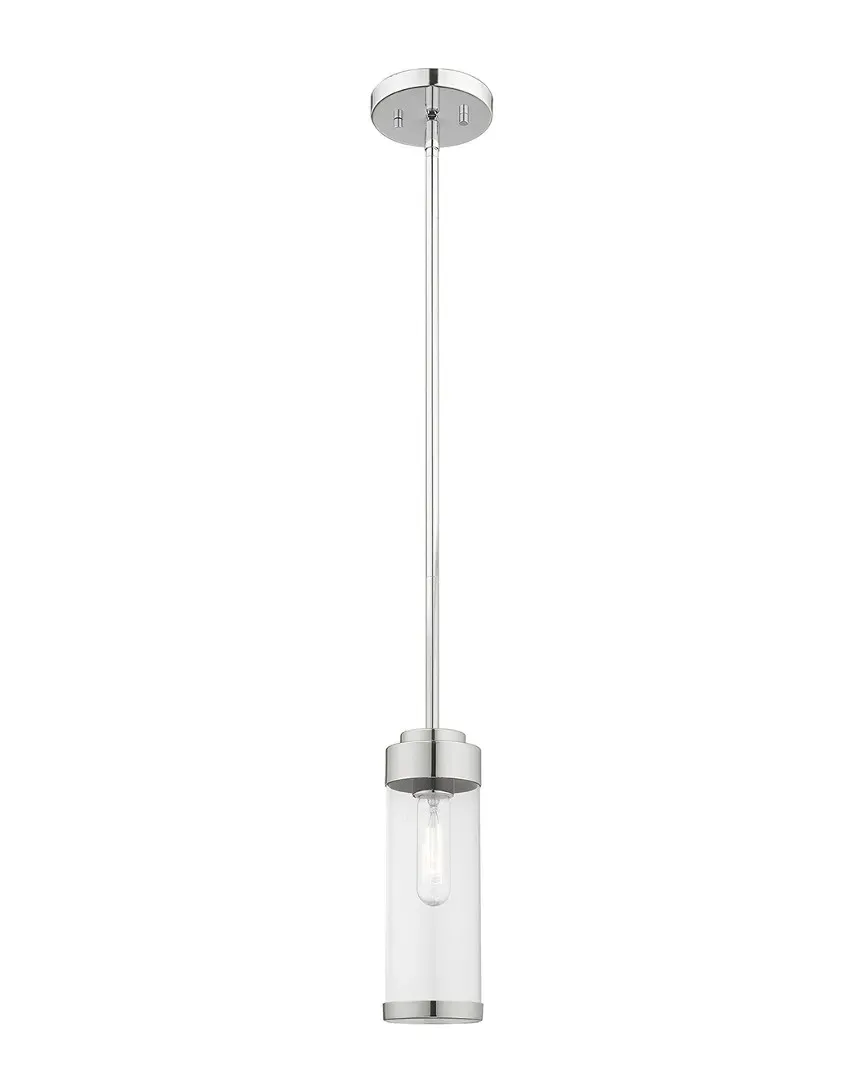 Hillcrest 1 Light Mini Pendant - Polished Chrome, Steel