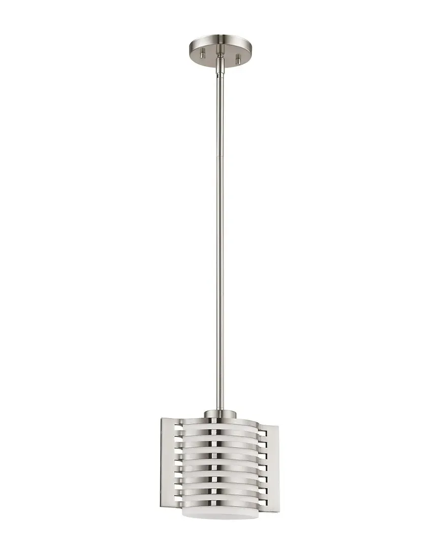 Hilliard Mini Pendant Light - Brushed Nickel, Steel