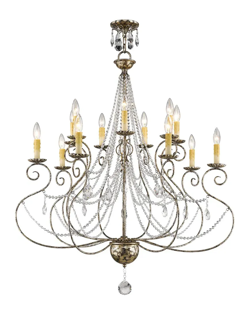 Isabella 14-Light Foyer Chandelier - European Bronze, Steel