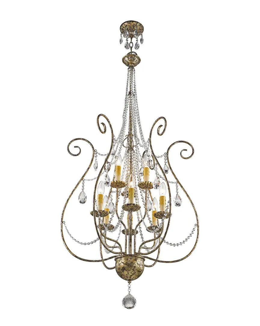 Isabella 9-Light Foyer Chandelier - European Bronze image