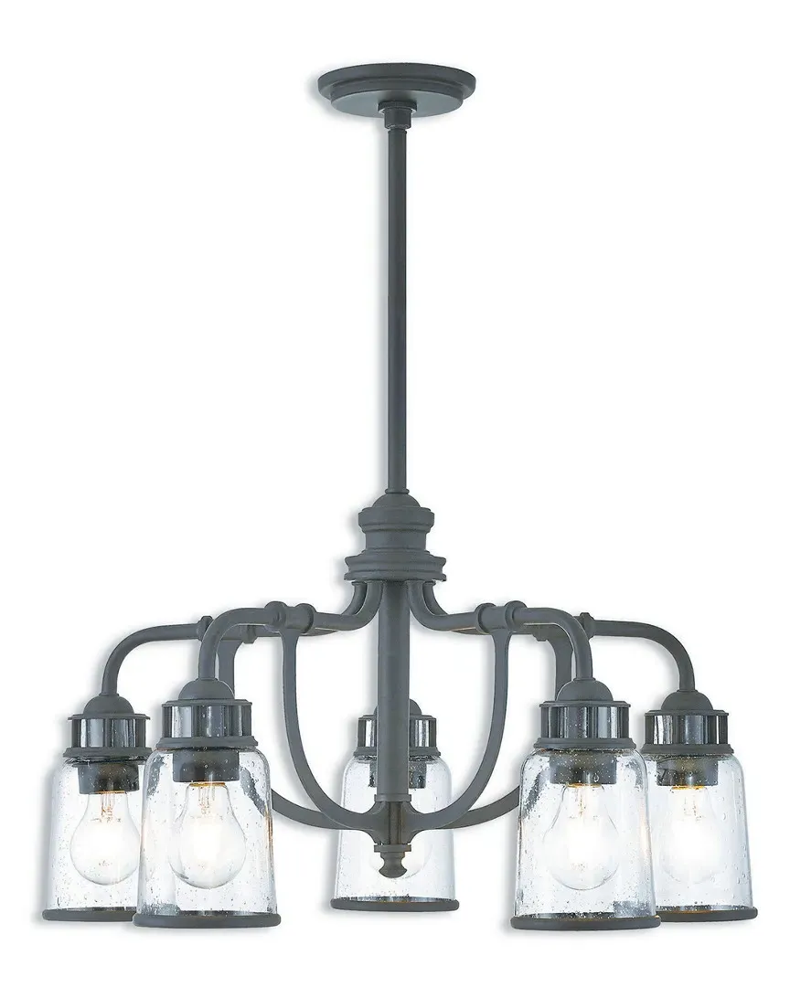 Lawrenceville 5-Light Dinette Chandelier - Bronze, Steel