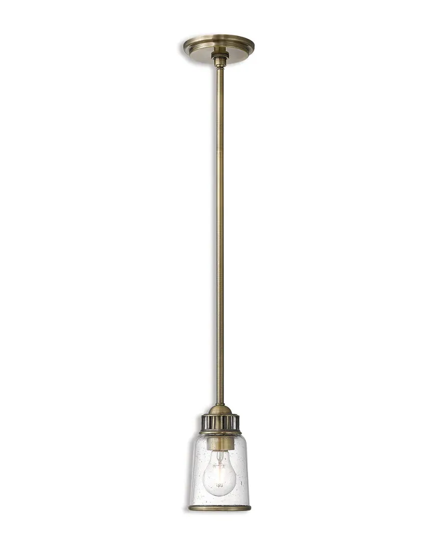 Lawrenceville Mini Pendant Light - Antique Brass, Steel