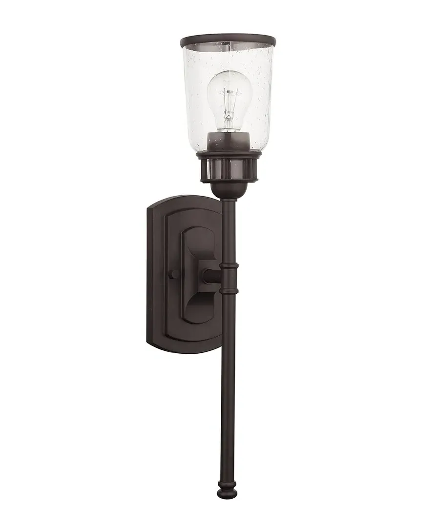 Lawrenceville Single Wall Sconce - Bronze, Steel