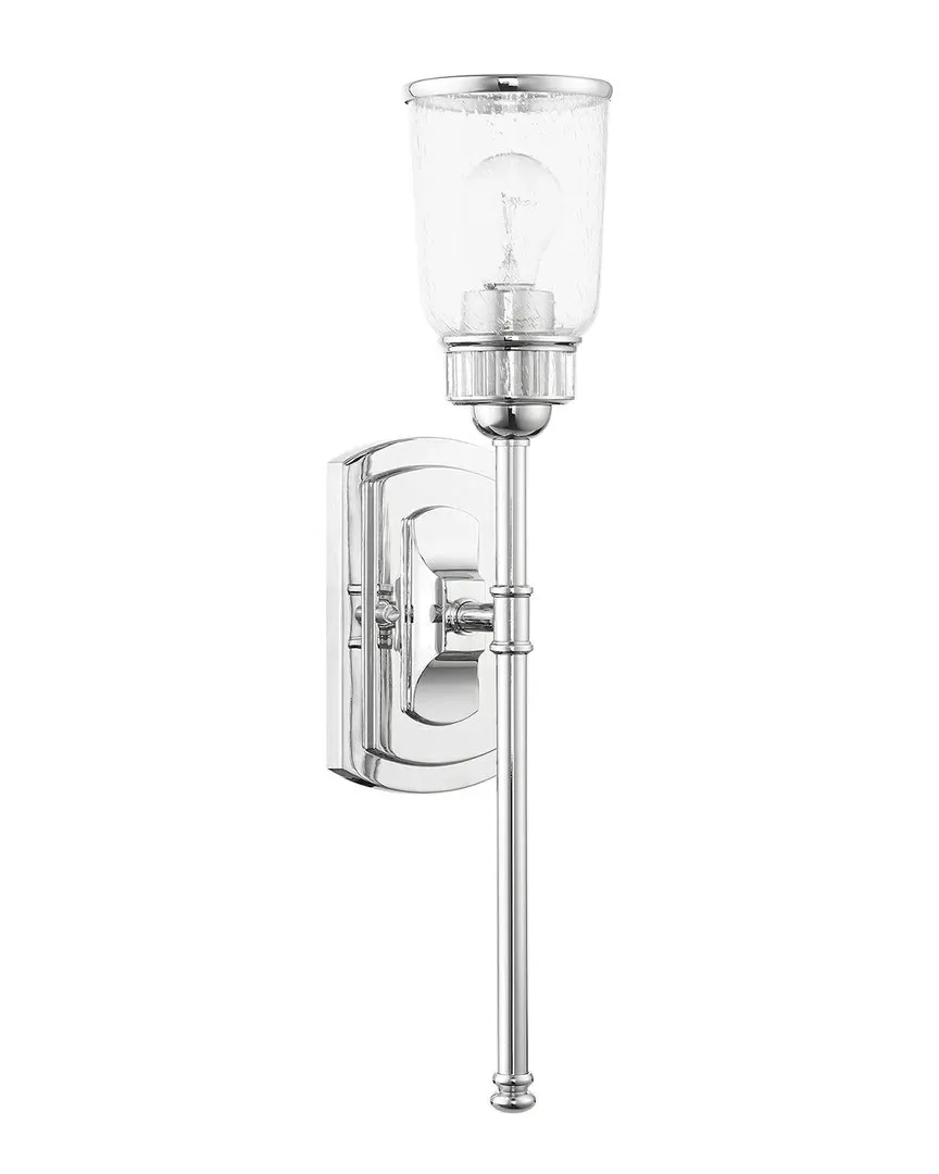 Lawrenceville Single Wall Sconce - Polished Chrome, Steel