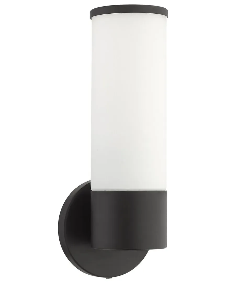 Lindale Single Wall Sconce - Black, Steel