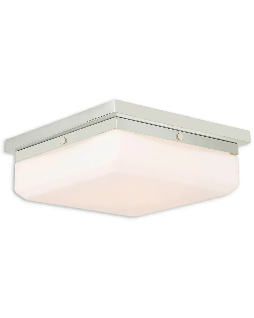 Livex Allure 3-Light Wall Sconce/Ceiling Mount - Polished Nickel image