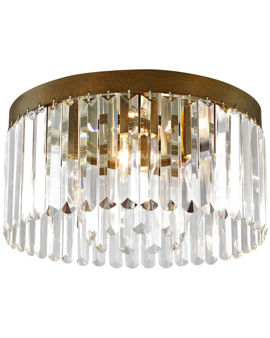 Livex Ashton 5-Light Ceiling Mount - Palatial Bronze, Steel