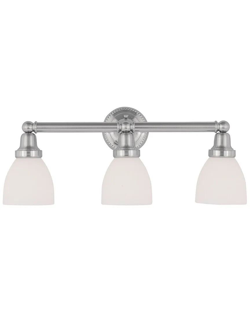 Livex Bath Vanity Light - Brushed Nickel, Steel image
