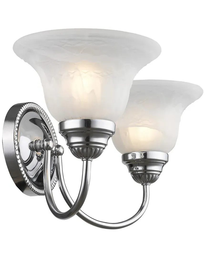 Livex Edgemont 2-Light Bath Light - Polished Chrome image