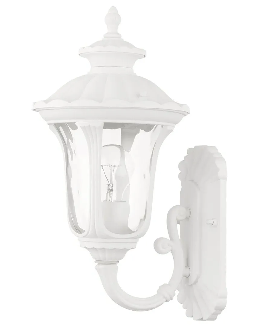 Livex Lighting Small Outdoor Wall Lantern - White image