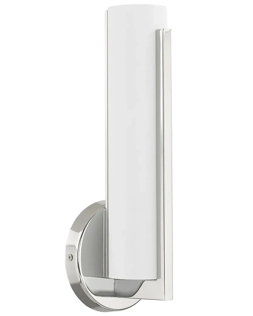 Livex Lighting Visby 10W LED Wall Sconce - Polished Chrome image