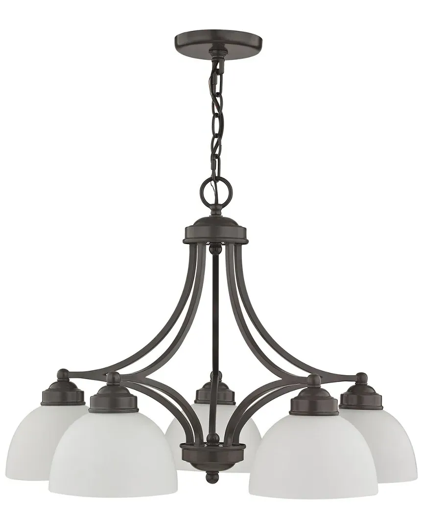 Livex Somerset 5-Light Dinette Chandelier - English Bronze image