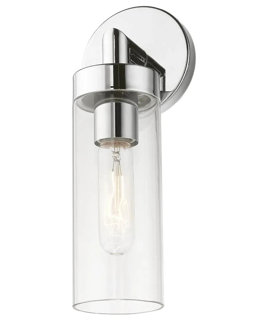 Ludlow Single Wall Sconce - Polished Chrome, Steel