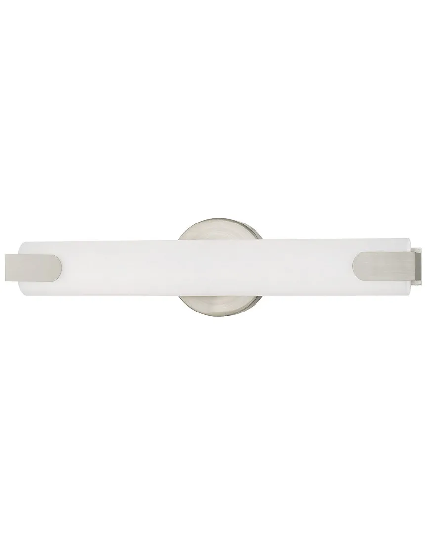 Lund 20W LED Bath Vanity - Brushed Nickel, Steel