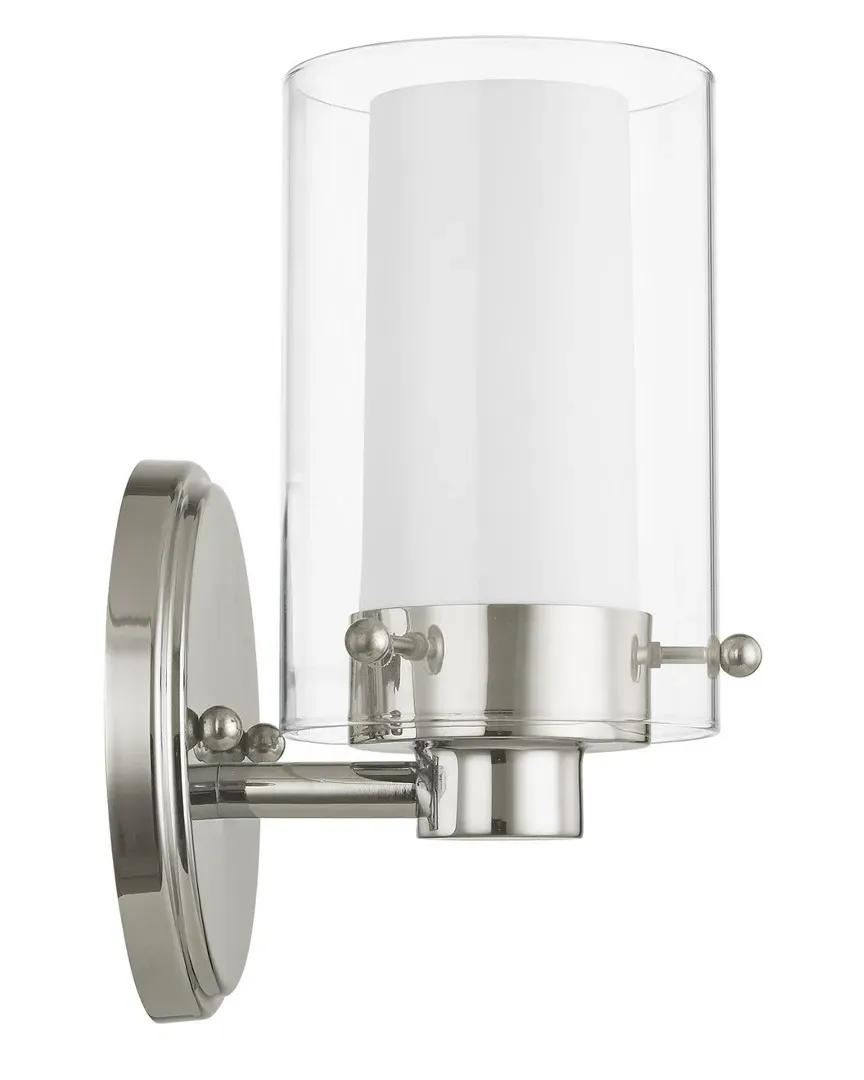 Manhattan 1-Light Bath Light - Polished Chrome, Steel image