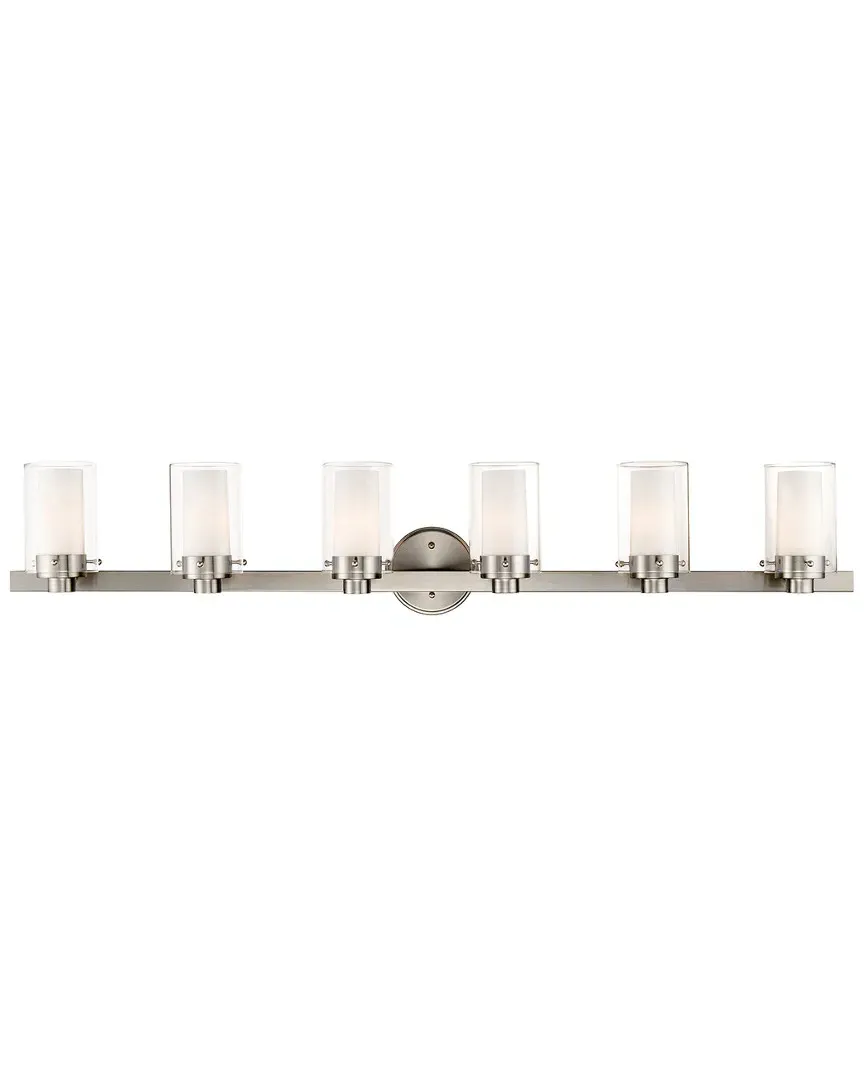 Manhattan 6-Light Bath Light - Brushed Nickel, Steel image