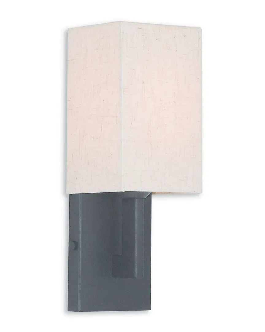 Meridian 1-Light Wall Sconce - English Bronze, Steel