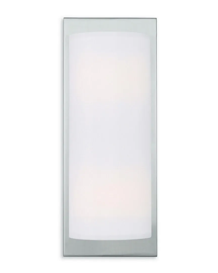 Meridian 2-Light Wall Sconce - Brushed Nickel, Steel