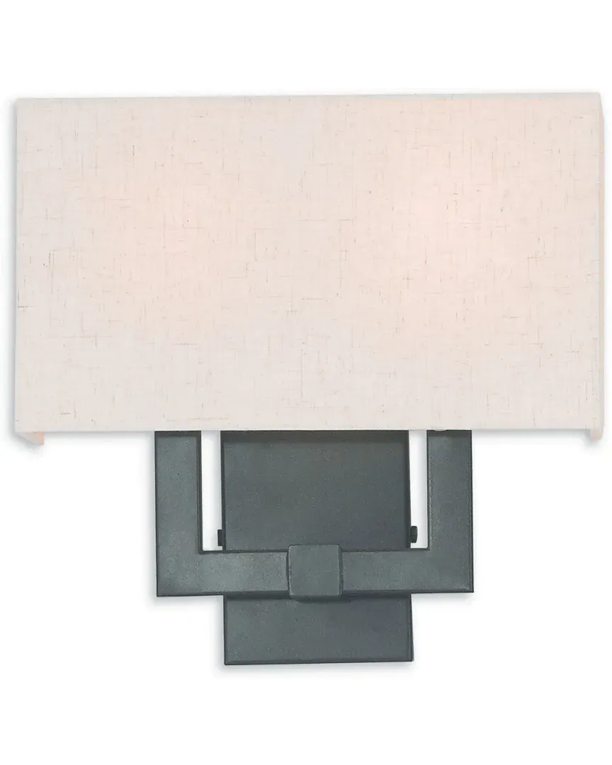 Meridian 2-Light Wall Sconce - English Bronze, Steel