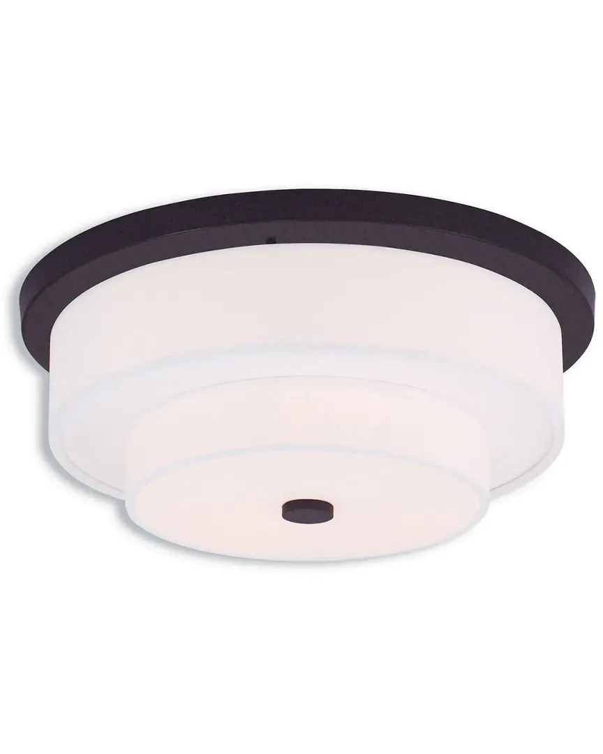 Meridian 4-Light Ceiling Mount - Bronze, Steel