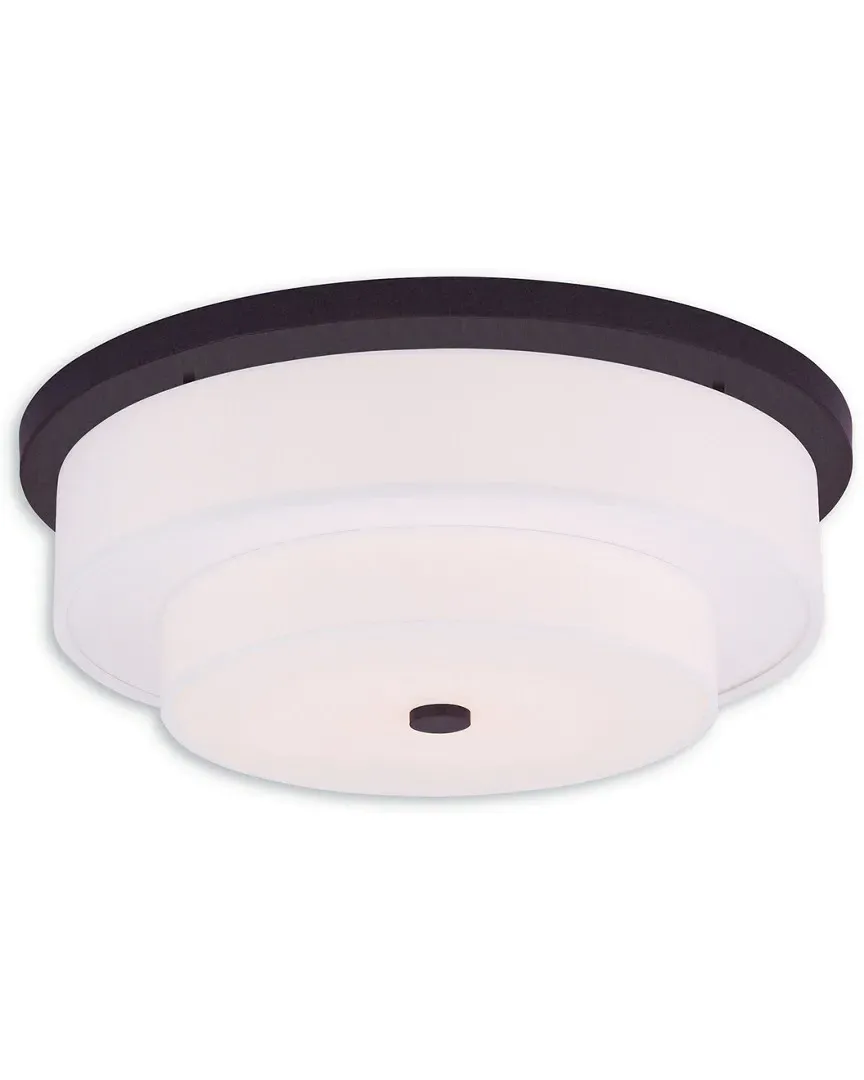 Meridian 4-Light Ceiling Mount - Bronze, Steel