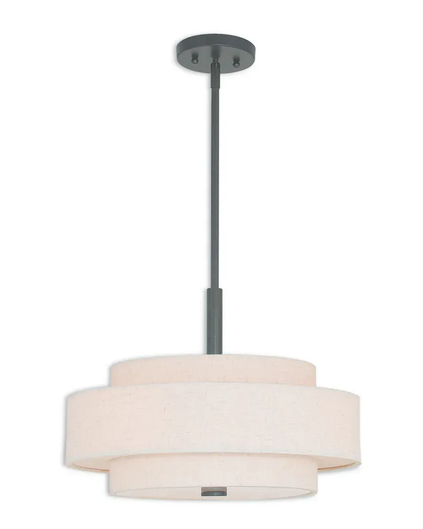 Meridian 4-Light Pendant - English Bronze, Steel