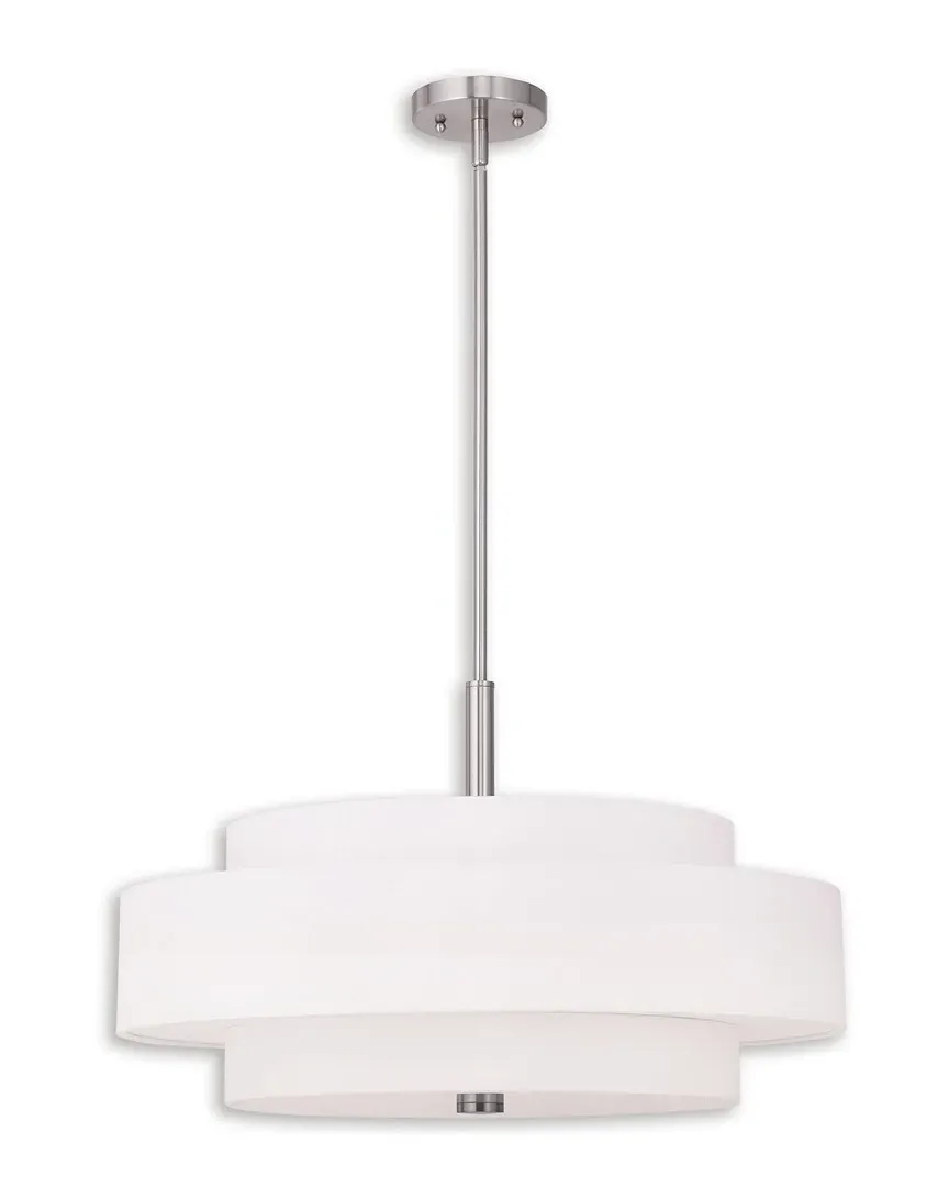 Meridian 5-Light Pendant - Brushed Nickel, Steel