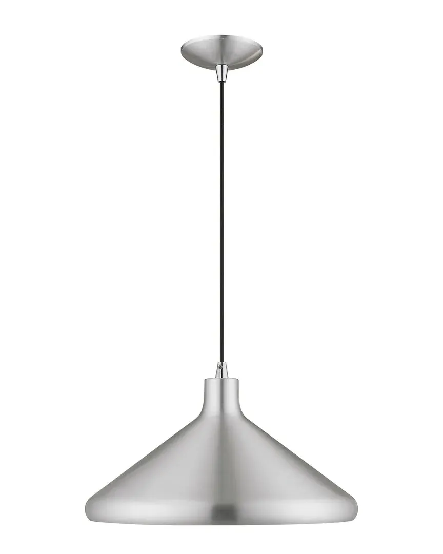 Metal Shade Mini Pendant Light - Brushed Aluminum, Steel