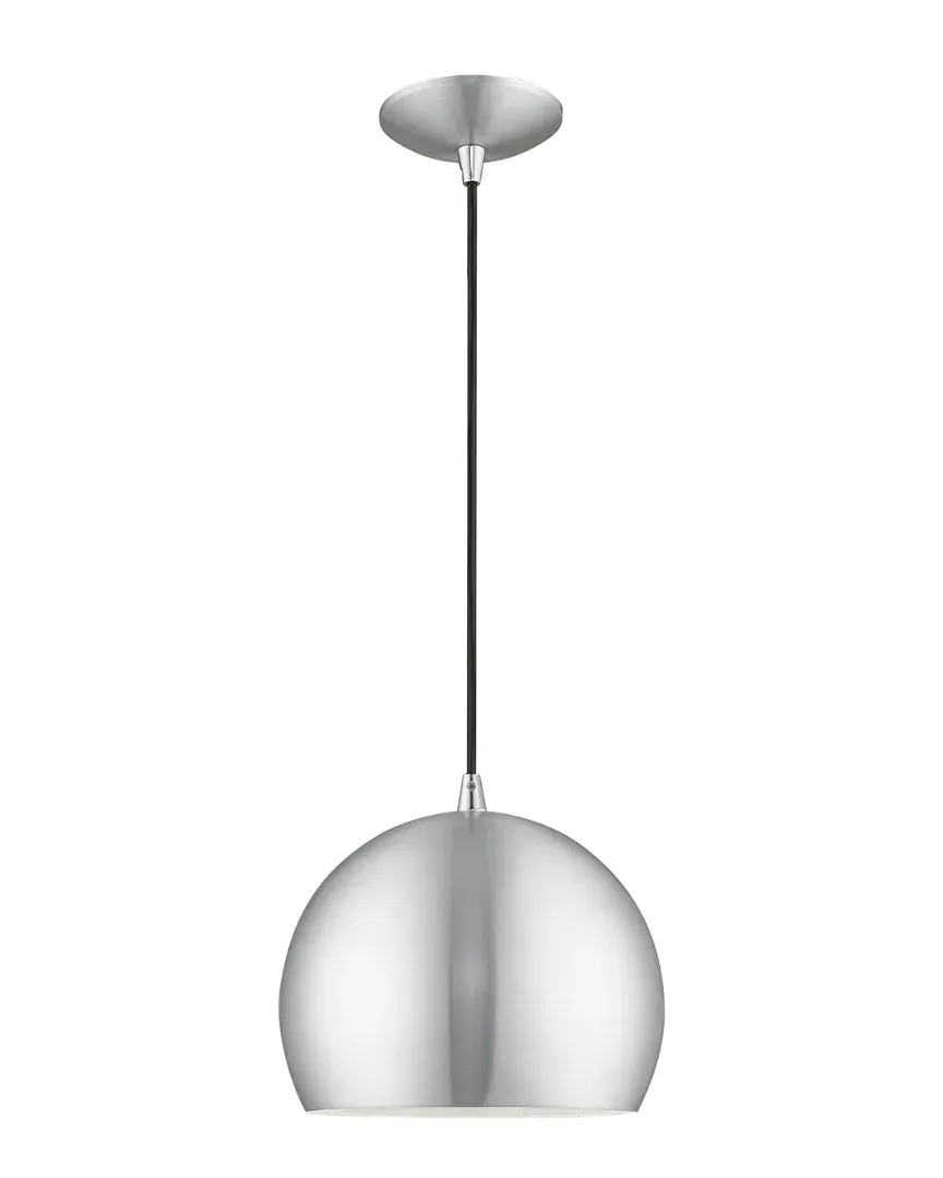 Metal Shade Mini Pendant Light - Brushed Aluminum, Steel