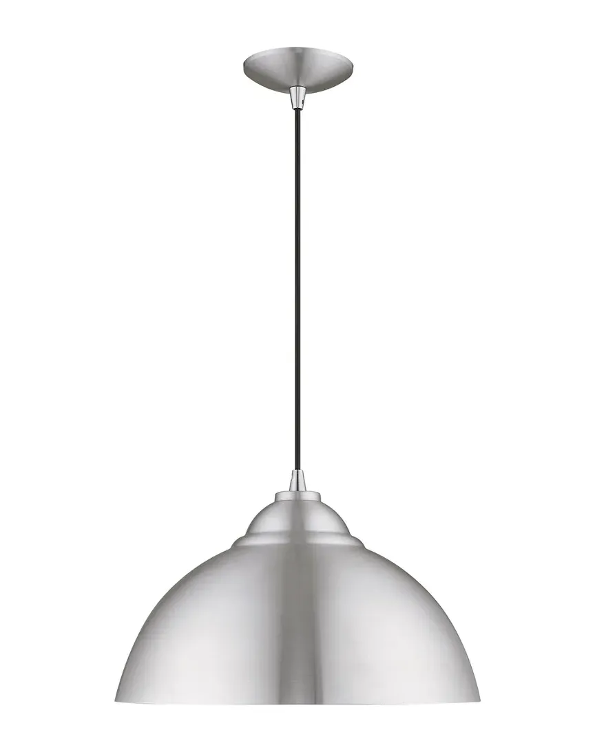 Metal Shade Mini Pendant Light - Brushed Aluminum, Steel