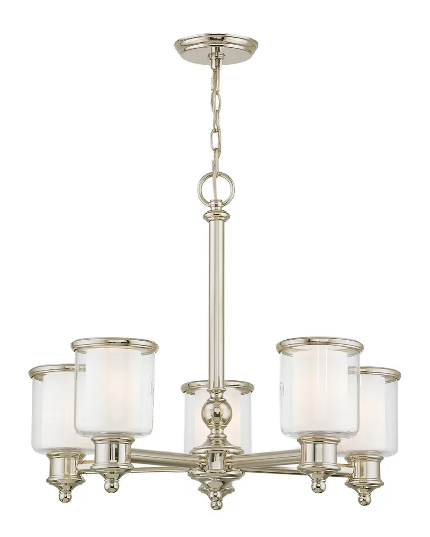 Middlebush 5-Light Chandelier - Polished Nickel, Steel