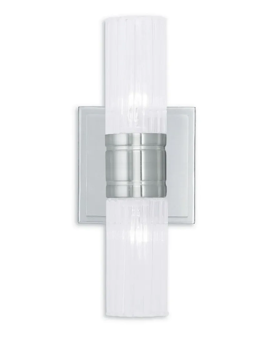 Midtown 2-Light Bath Light - Brushed Nickel, Steel image