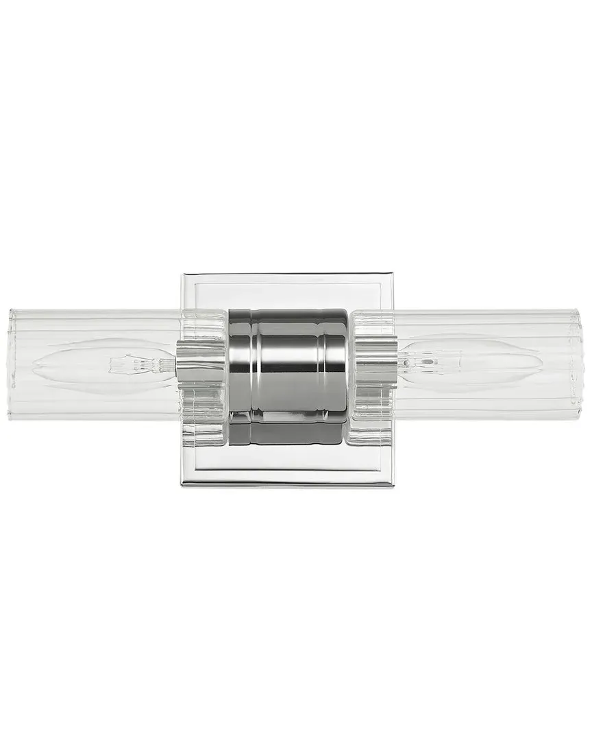 Midtown 2-Light Bath Light - Polished Chrome, Steel image