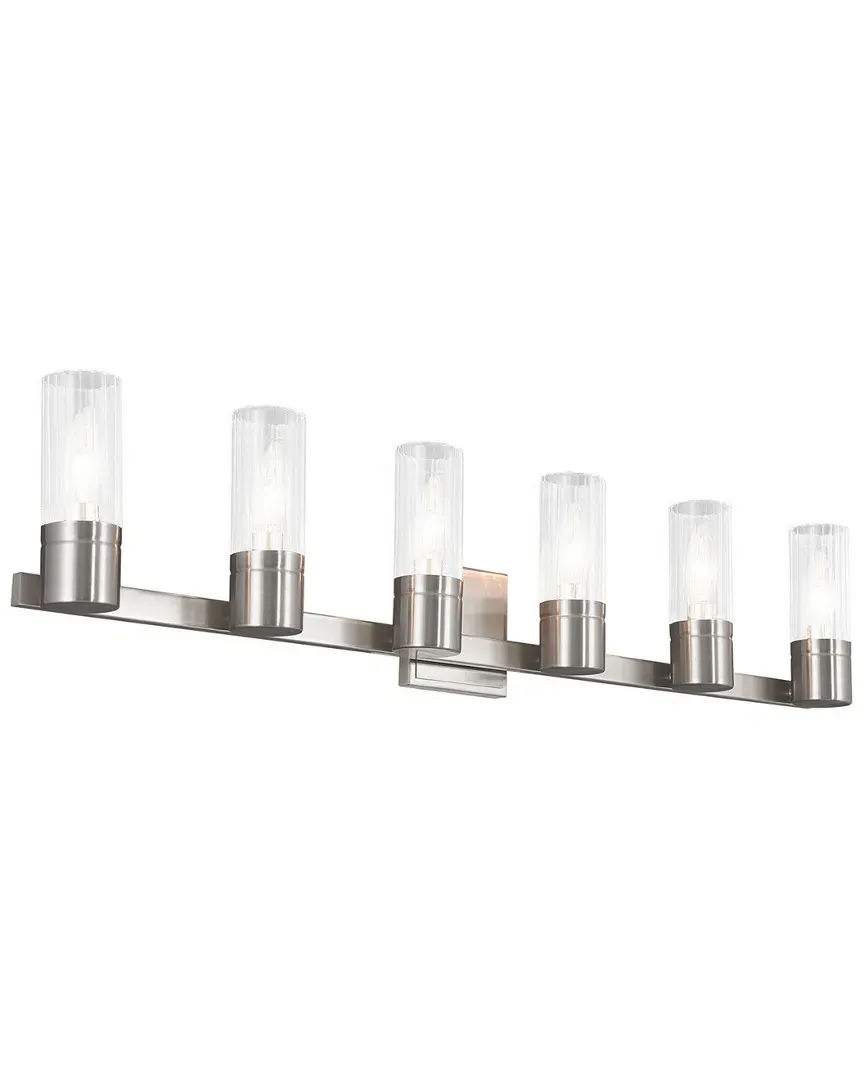 Midtown 6-Light Bath Light - Brushed Nickel, Steel image