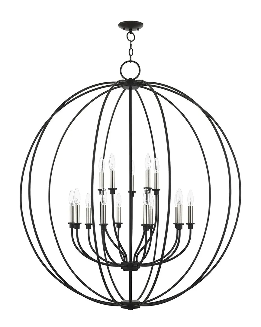 Milania 5-Light Chandelier - Black, Steel