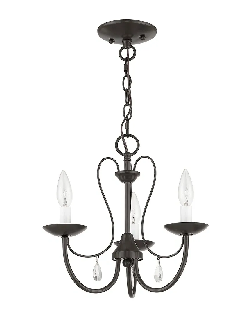Mirabella 3-Light Chandelier - English Bronze, Steel image