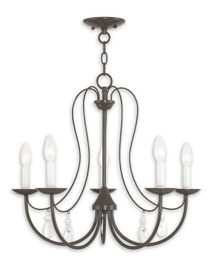 Mirabella 5-Light Chandelier - English Bronze, Steel image