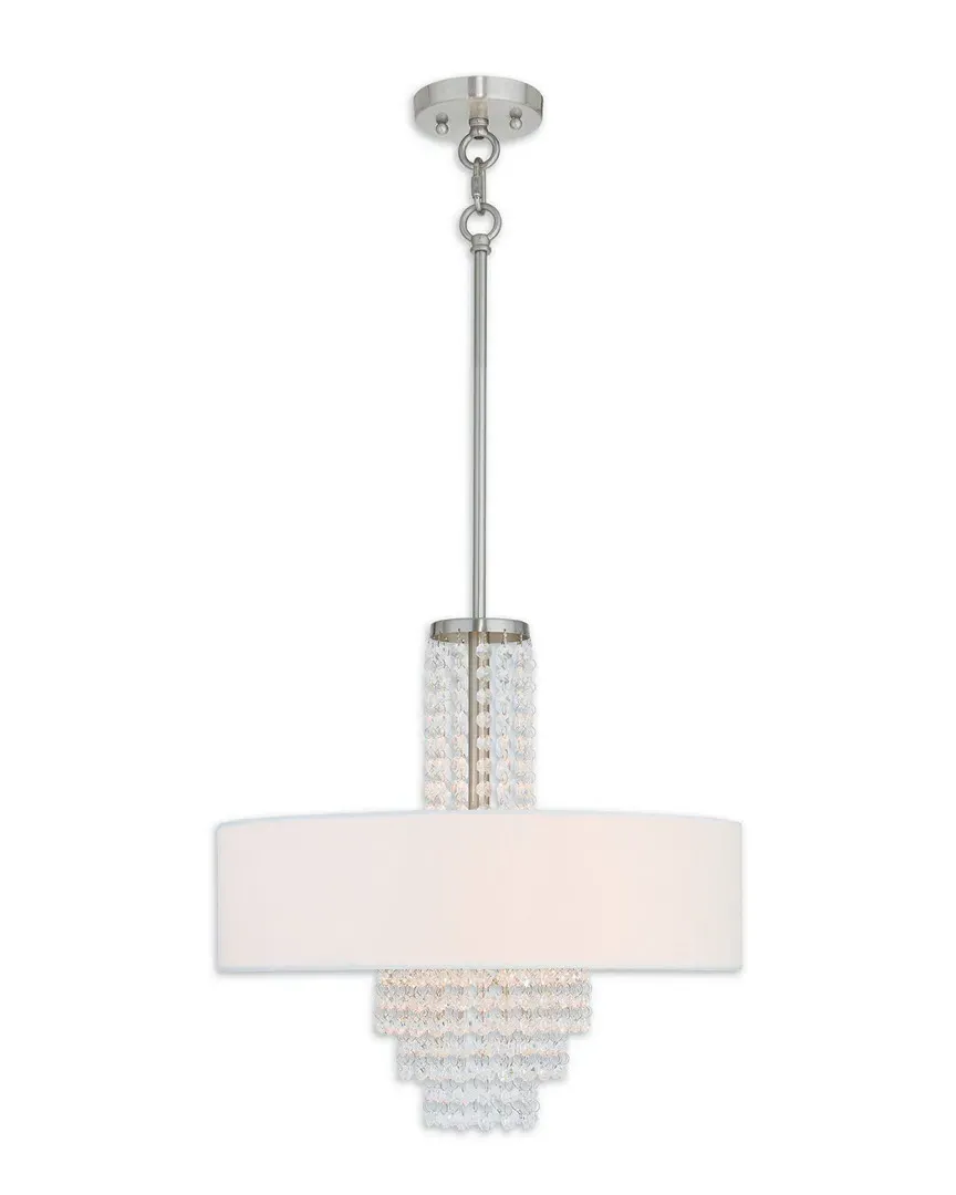 Mission 3-Light Bath Light - Brushed Nickel, Steel