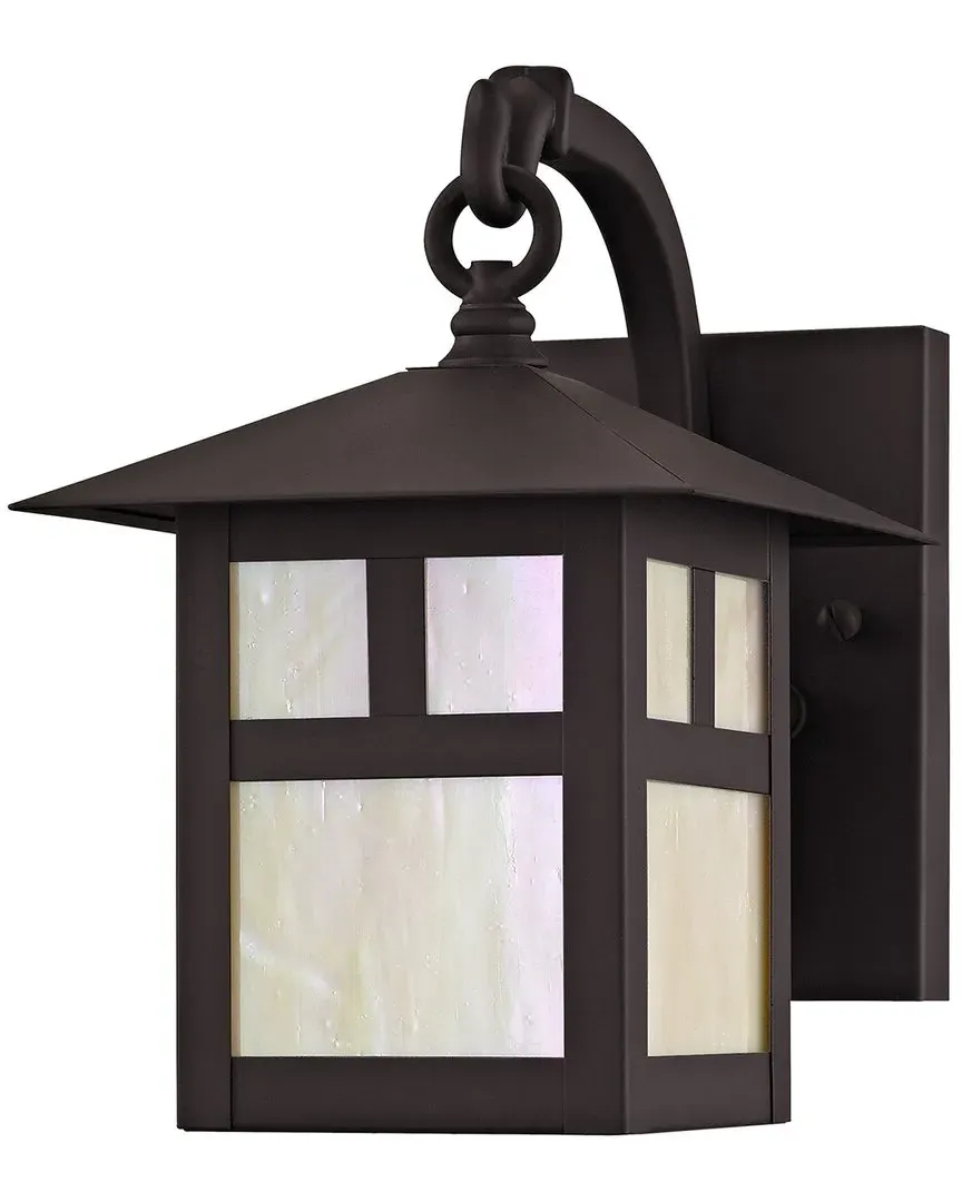 Montclair Mission 1-Light Outdoor Wall Lantern - Bronze, Brass image