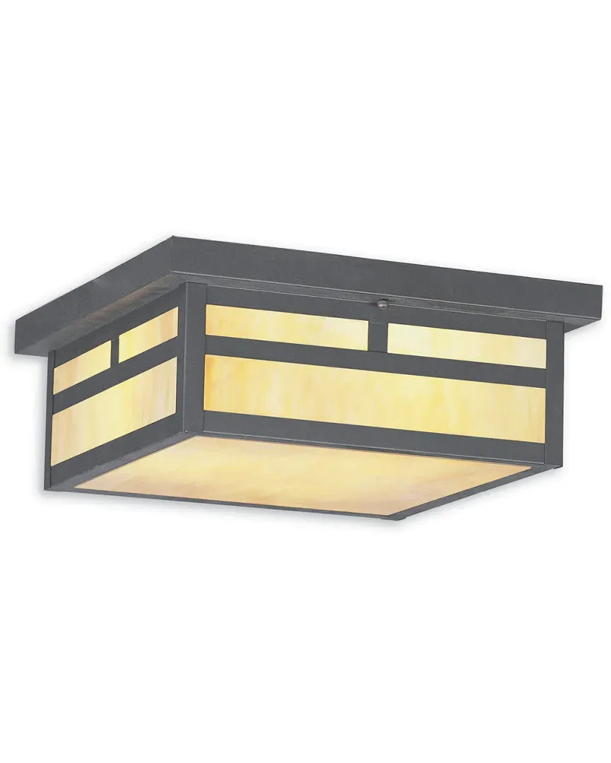 Montclair Mission 3-Light Outdoor Ceiling Mount - Bronze image